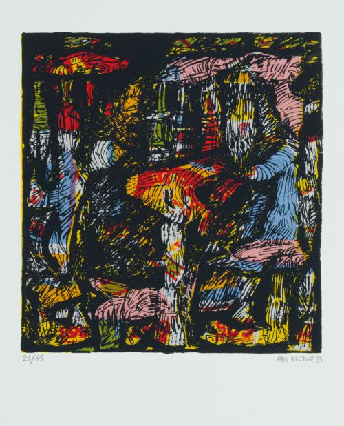 ABD VICTOR  (Siria, 1959 - Zaragoza, 1995), Sin título, Gra