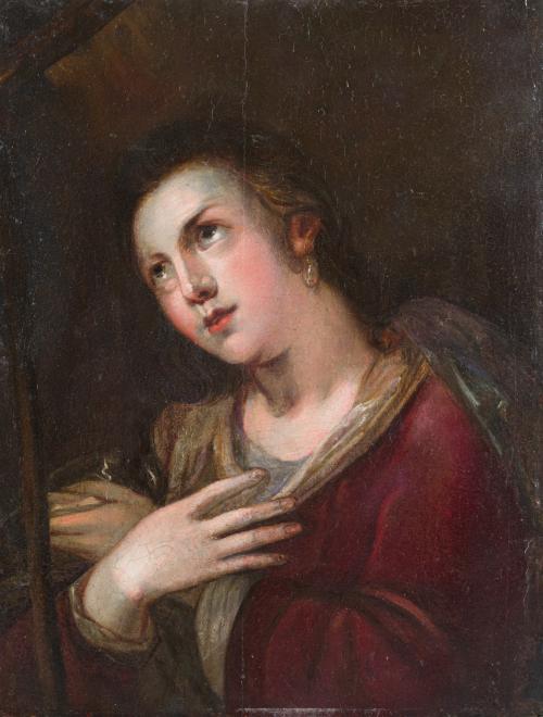 541   -  <p><span class="object_author">ESCUELA FLAMENCA. Segunda mitad del siglo XVII - Santa María Magdalena</span></p>
