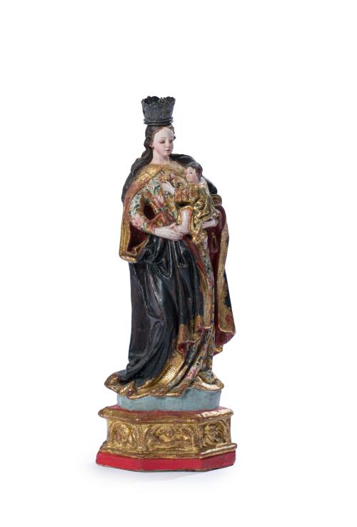 ESCUELA ESPAÑOLA. Primera mitad del siglo XVIII, La Virgen 