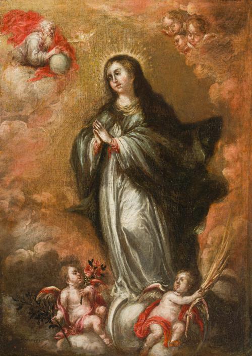 ESCUELA SEVILLANA. Segunda mitad del siglo XVII, Inmaculada