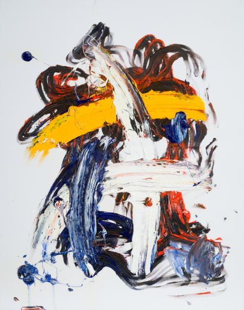 DAVID BRUSH (Madrid, 1979), S/T , Óleo sobre lienzo 