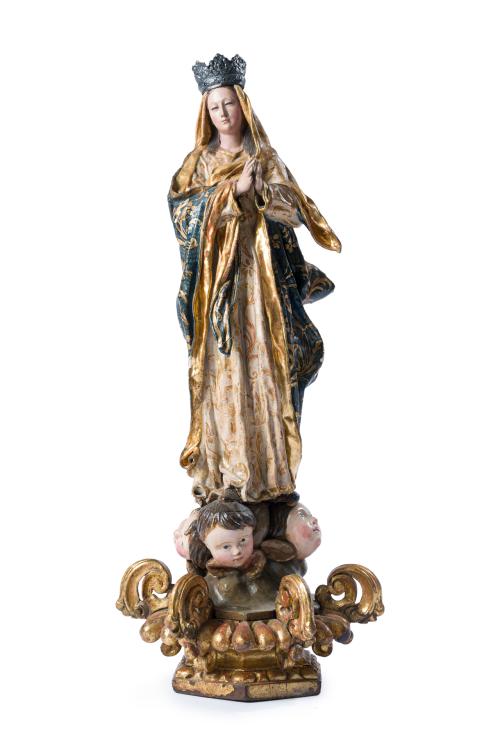 ESCUELA ESPAÑOLA. Primera mitad del siglo XVIII, Inmaculada