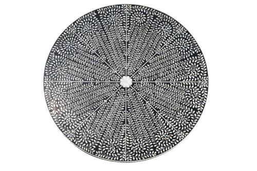 Gran mesa de centro hindú, mediados S. XXTapa con incurst