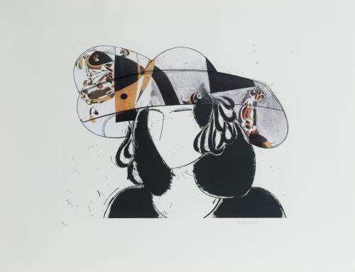 MANOLO VALDÉS (Valencia, 1942), Claribel , Litografía