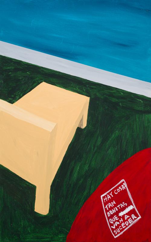 ROMÁN DE CASTRO (México, 1998), Madrid, Óleo sobre lienzo 