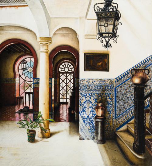 431   -  <p><span class="object_author">VICENTE FERNÁNDEZ ROMÁN (Córdoba, 1962)  - Patio cordobés</span></p>