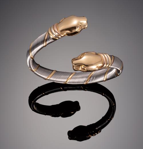 660   -  <p><span class="object_title">Brazalete vintage cartier PANTHÈRE </span></p>