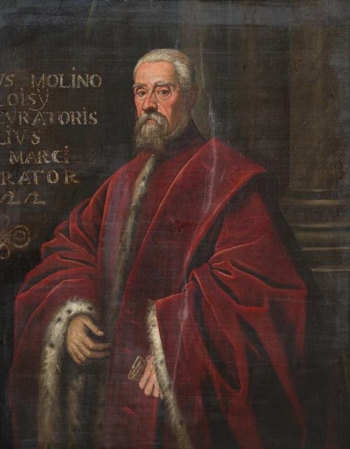 ESCUELA VENECIANA. Segunda mitad del siglo XVI, Retrato de 