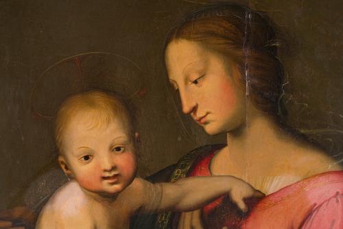 TALLER DE RAFAEL (Urbino, 1483 - Roma, 1520), bajo la super