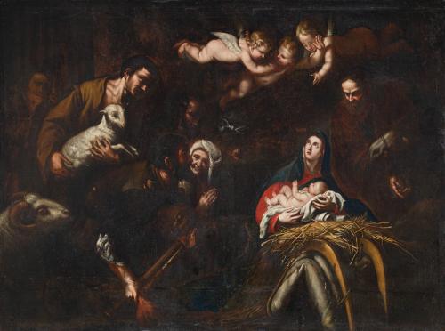 GIOVANNI DÒ Y TALLER (Játiva,, 1601- Nápoles, 1656). Ca. 16