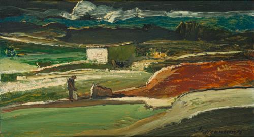 719   -  <p><span class="object_author">ESCUELA ESPAÑOLA DEL SIGLO XX - Pareja de paisajes </span></p>