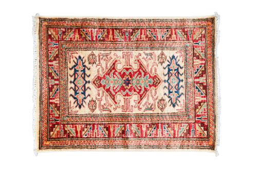 Pareja de alfombras persas en lana para pies de cama con de