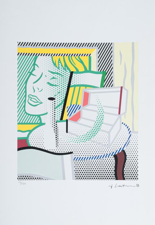 ROY LICHTESTEIN (Nuea York, 1923 - 1997), Sin Título, Serig