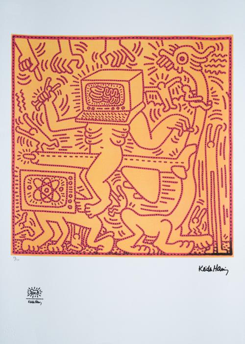 831   -  <p><span class="object_author">KEITH HARING (Pensivania, 1958 - Nueva York, 1990) - Sin título</span></p>
