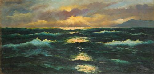 RICARDO VERDUGO LANDI (Málaga, 1871-Madrid, 1930), Marina,