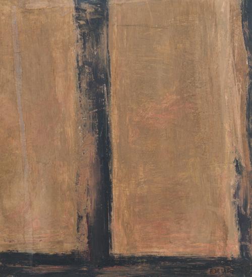 ESTEBAN DE LA FOZ  (Santander, 1928 - 2007), Sin título, Ól