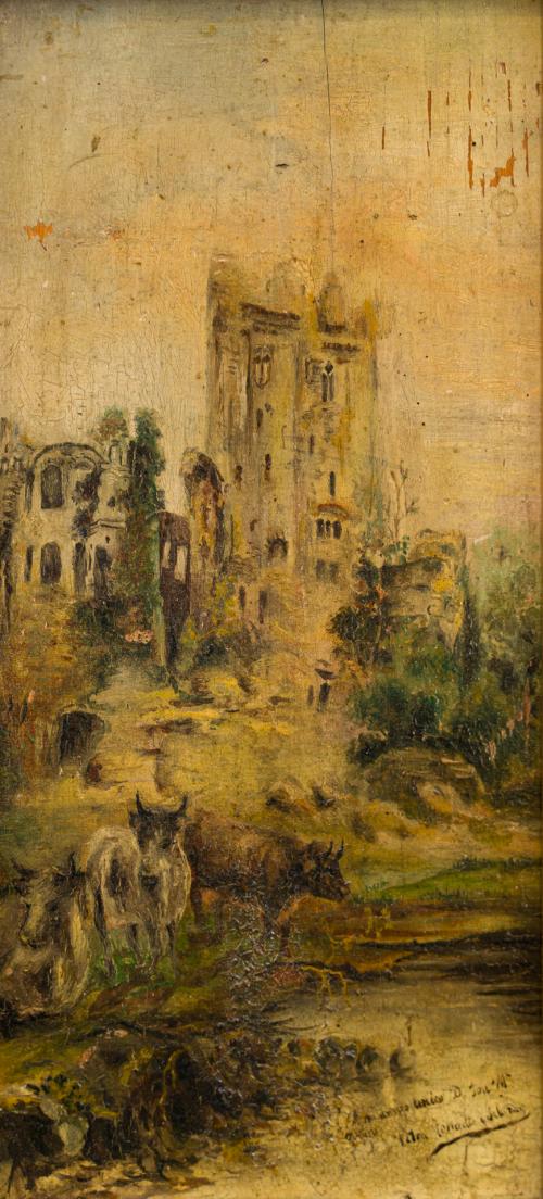 681   -  <p><span class="object_author">ESCUELA ESPAÑOLA DEL SIGLO XX - Ruinas</span></p>