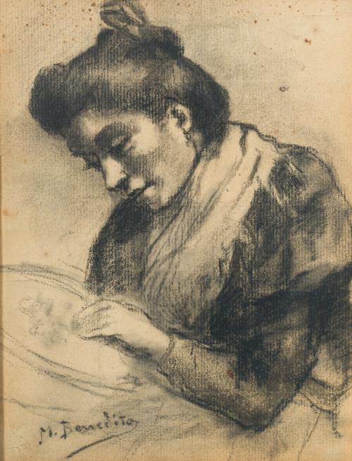 MANUEL BENEDICTO (Valencia, 1875 - Madrid, 1963), Retrato d