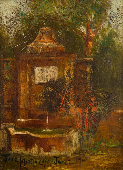 701   -  <p><span class="object_author">JOSÉ MONTENEGRO CAPELL (Cádiz, 1853 - Jerez de la Frontera, 19229)  - Portalada</span></p>