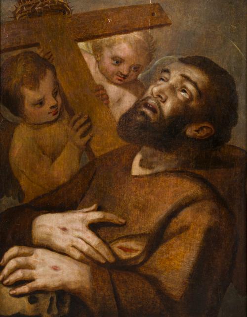 ESCUELA BOLOÑESA. Segunda mitad del siglo XVII, San Francis