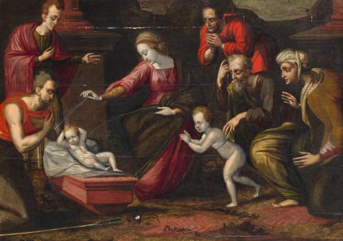 ESCUELA FLAMENCA. Segunda mitad del siglo XVI, La adoracion