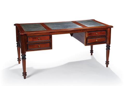 39   -  <p><span class="object_title">Mesa escritorio Louis Philippe, Francia, finales S. XIX. </span><br></p>