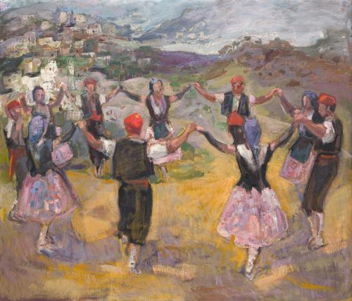 745   -  <p><span class="object_author">ESCUELA ESPAÑOLA DEL SIGLO XX - La Sardana</span></p>