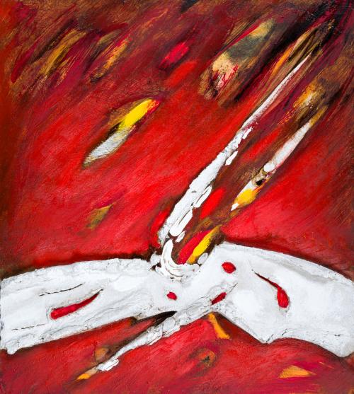 ANTONIO AMAT (Barcelona, 1960), Umbral latente, Técnica mix