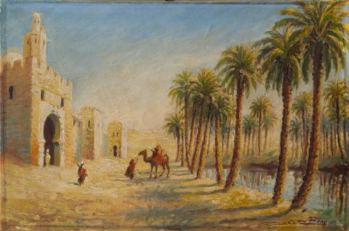 677   -  <p><span class="object_author">ESCUELA ORIENTALISTA DEL SIGLO XX - Paisajes árabes</span></p>