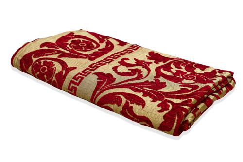 Cubre edredón en burdeos