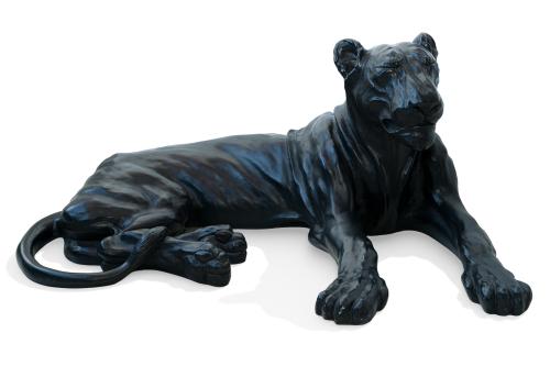 Pantera en bronce.