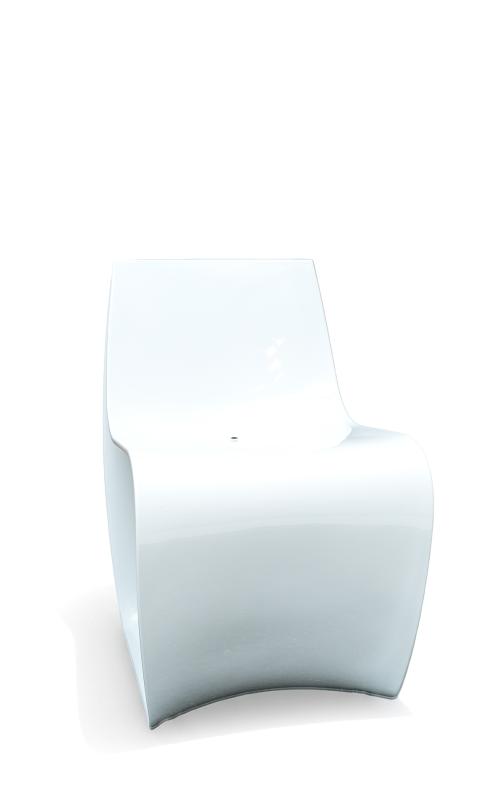 12   -  <p><span class="object_title">PIERGIORGIO CAZZANIGA (Lissone, Italia, 1946) para MDF.<br/>Silla “Sign Matt” en polietileno blanco<br/></span><br></p>