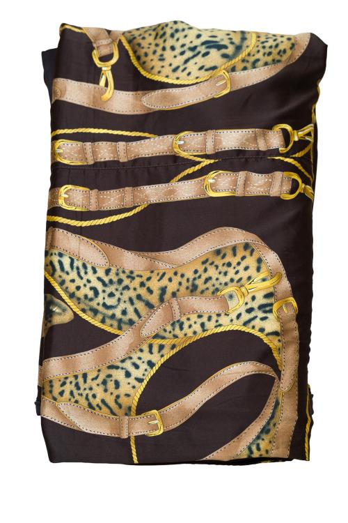 Funda nórdica con detalles en dorado