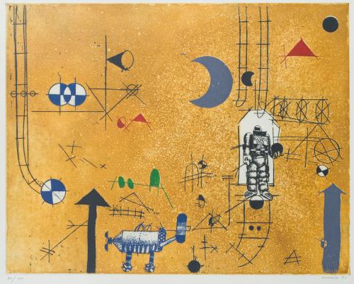 863   -  <p><span class="object_author">ANTONIO LORENZO (Madrid, 1922- 2009) - Sin título</span></p>