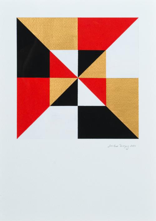SANDRA MAZOY (Ciudad de México,1975), Reguilete, Gouache so