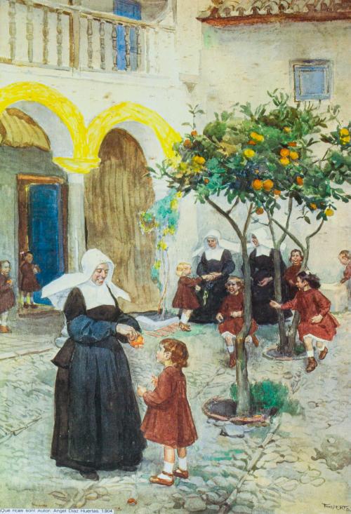 684   -  <p><span class="object_author">ÁNGEL DÍAZ HUERTAS (Córdoba, 1866 - Dos hermanas, 1937) - Calles de Sevilla</span></p>