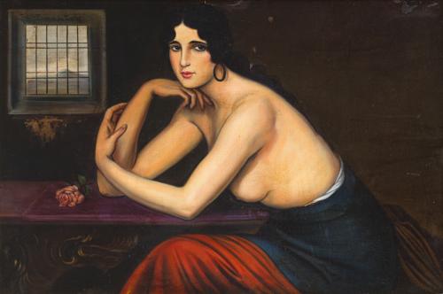 700   -  <p><span class="object_author">SIGUIENDO MODELOS DE JULIO ROMERO DE TORRES - Carmen de Córdoba</span></p>