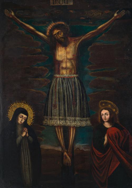 ESCUELA COLONIAL (Escuela del Perú). Siglo XIX, Cristo de l