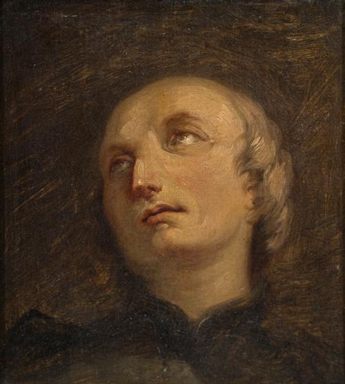 670   -  <p><span class="object_author">ESCUELA ESPAÑOLA. Siglo XIX - Posible boceto del retrato de Cristobal Colón</span></p>