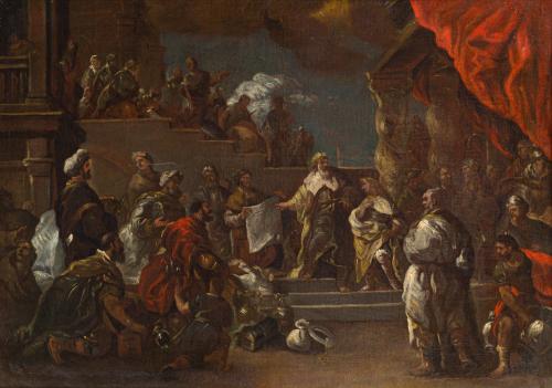 DISCÍPULO DE LUCA GIORDANO (Nápoles, 1634- 1705). Último cu