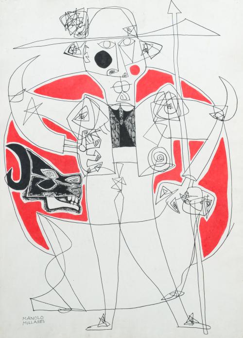 778   -  <p><span class="object_author">MANOLO MILLARES (Las Palmas de Gran Canaria, 1926-Madrid, 1972) - Sin título</span></p>