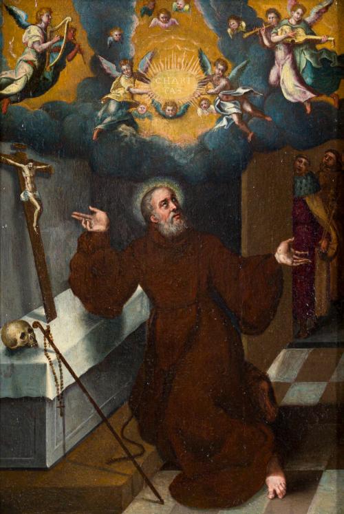 557   -  <p><span class="object_author"> JUAN DE ROELAS (Flandes, h. 1570-Olivares, 1625). Principios del siglo XVII - San Francisco de Paula</span></p>