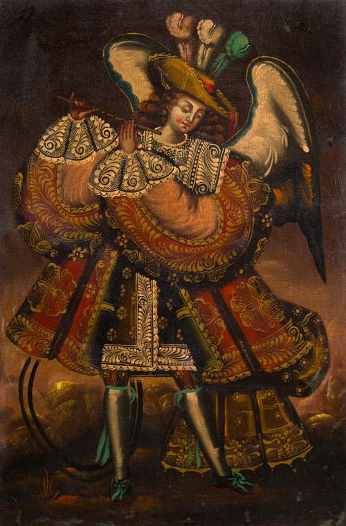 622   -  <p><span class="object_author">ESCUELA LATINOAMERICANA DEL SIGLO XX - Arcángel arcabucero</span></p>