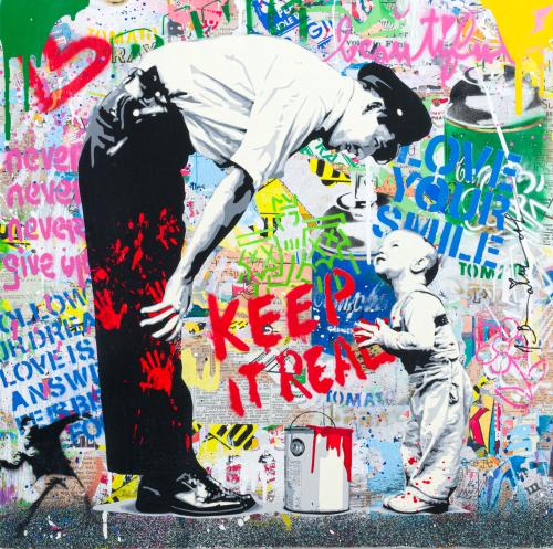 MR. BRAINWASH (París, 1966), Not guilty, Serigrafía y técni