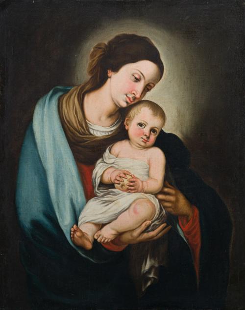 CÍRCULO DE BARTOLOMÉ ESTABAN MURILLO (Sevilla,1618-682). Si