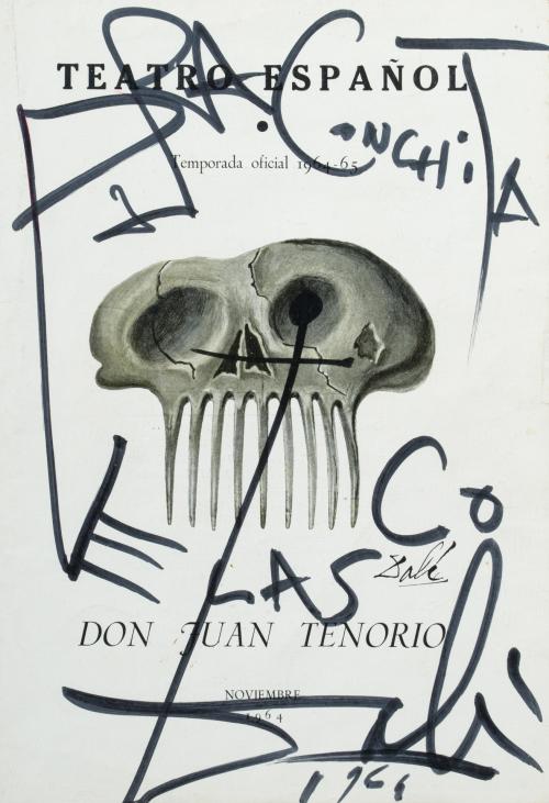 Cartel oficial "Don Juan Tenorio", 1964, presentada en el T