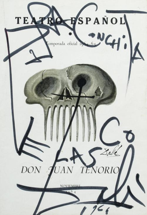Cartel oficial "Don Juan Tenorio", 1964, presentada en el T