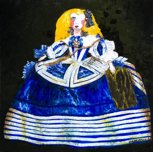 PEPE ROMO (Valencia, 1949), Vestidos Menina I, Técnica mixt