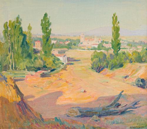 679   -  <p><span class="object_author">MARCELIANO SANTA MARÍA (Burgos, 1866 - Madrid,1952) - Las Huelgas</span></p>