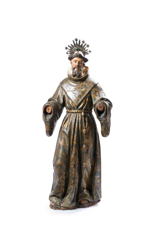 ESCUELA ESPAÑOLA. Siglo XVIII, San Francisco de Asis , Ta